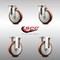 Service Caster 5 Inch 316SS Maroon Polyurethane Wheel Swivel Top Plate Caster Rigid SCC, 2PK SCC-SS31620S514-PPUB-MRN-2-R-2 - alternate 4